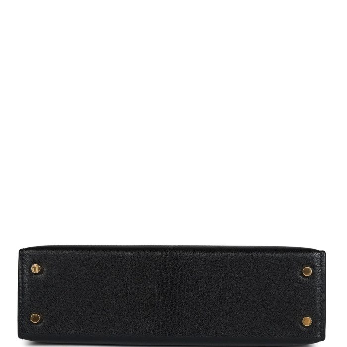 Handmade HKS 20 Black Chevre Mysore Gold Hardware - 图片 5