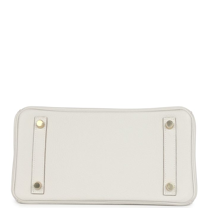 Handmade Bag HB 25 Gris Pale Togo Gold Hardware - 图片 5