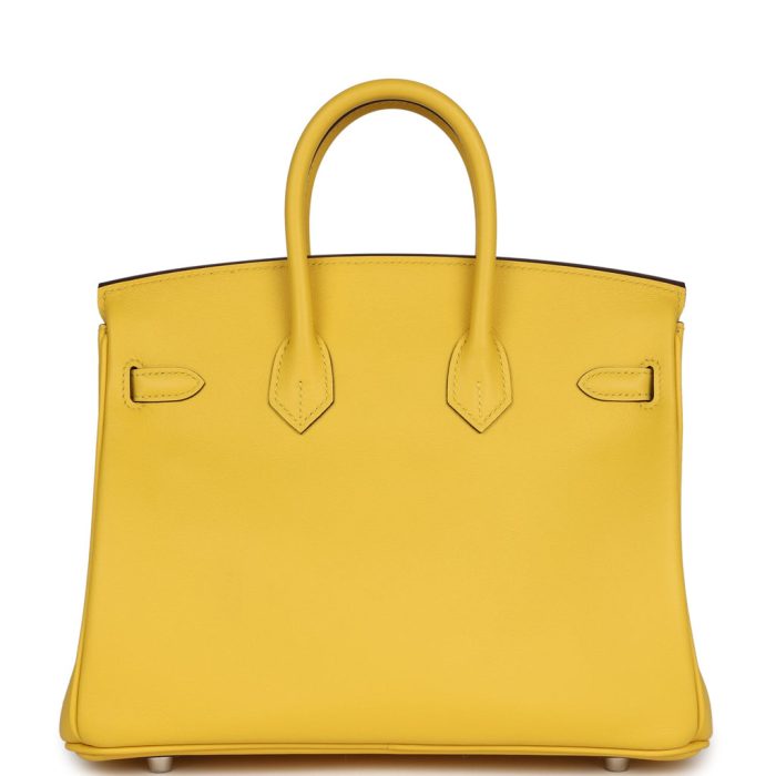 Handmade Bag HB 25 Jaune de Naples Swift Palladium Hardware：圖片 4