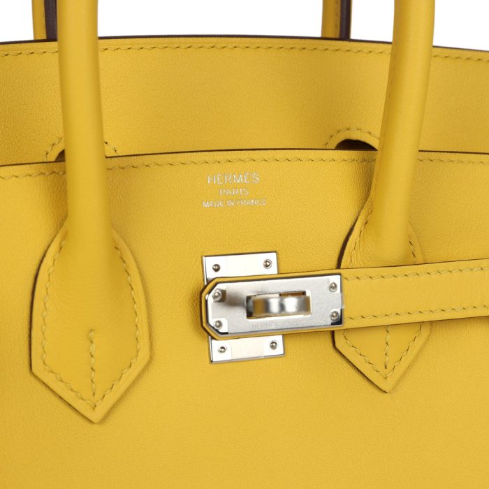 Handmade Bag HB 25 Jaune de Naples Swift Palladium Hardware：圖片 6