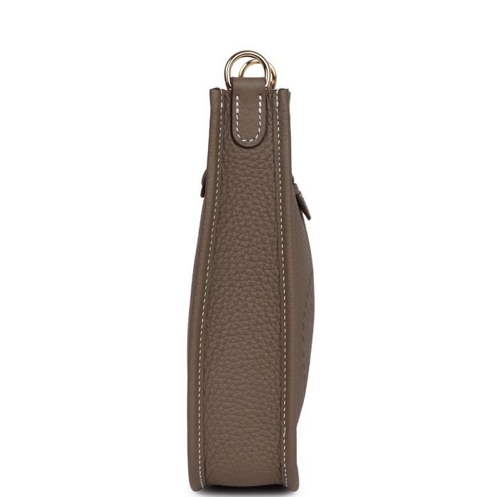Handmade Bag HE TPM Etoupe Clemence Gold Hardware - 图片 4