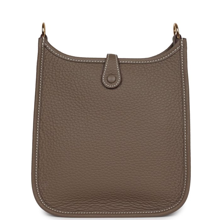Handmade Bag HE TPM Etoupe Clemence Gold Hardware - 图片 5