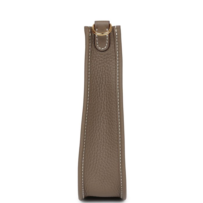 Handmade Bag HE TPM Etoupe Clemence Gold Hardware - 图片 12
