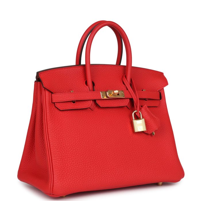Handmade Bag HB 25 Rouge de Coeur Togo Gold Hardware：圖片 2