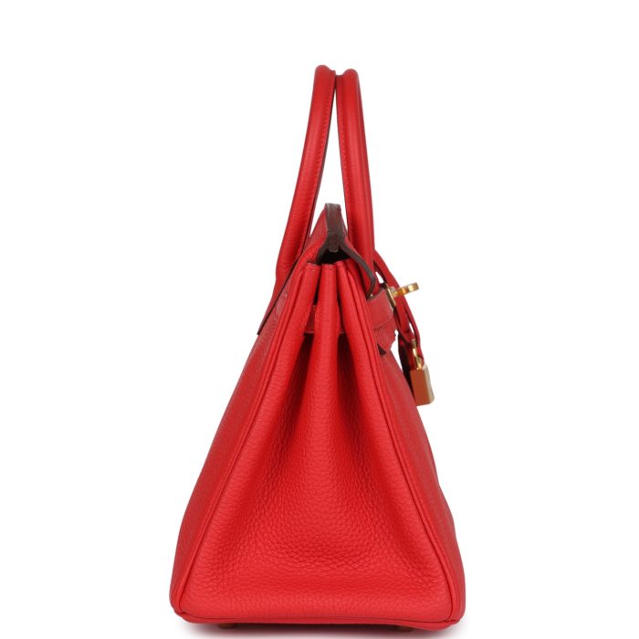 Handmade Bag HB 25 Rouge de Coeur Togo Gold Hardware：圖片 3