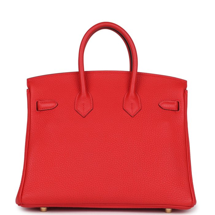 Handmade Bag HB 25 Rouge de Coeur Togo Gold Hardware：圖片 4