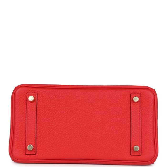 Handmade Bag HB 25 Rouge de Coeur Togo Gold Hardware：圖片 5