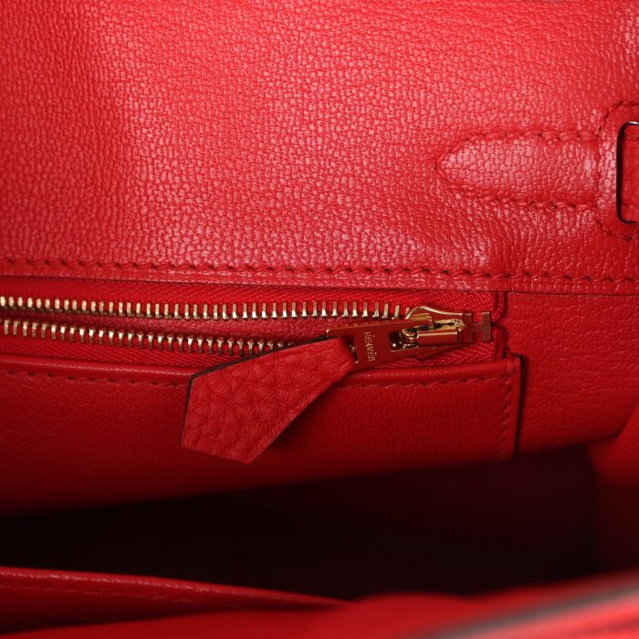 Handmade Bag HB 25 Rouge de Coeur Togo Gold Hardware：圖片 8