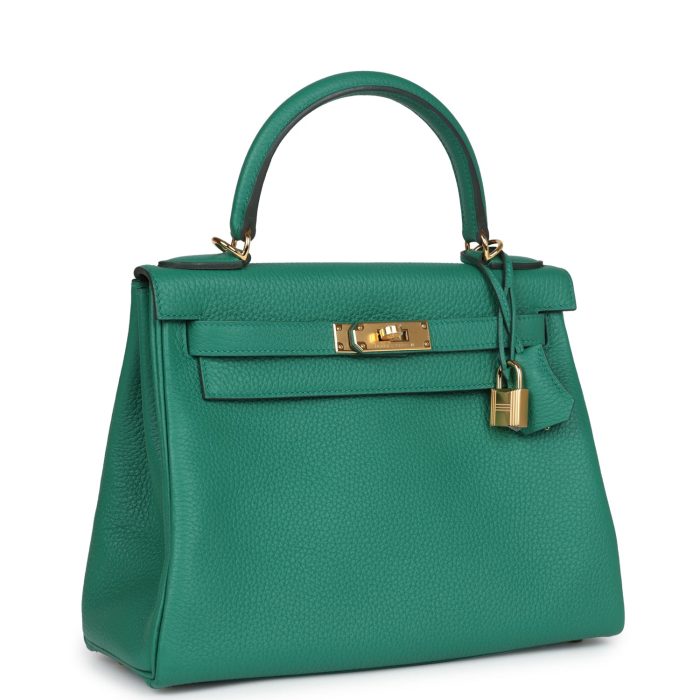 Handmade HKR 28 Vert Vertigo Clemence Gold Hardware - 图片 2