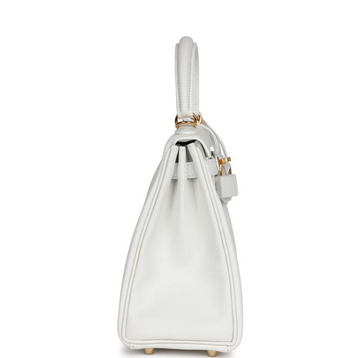 Handmade HKR 25 New White Swift Gold Hardware - 图片 3