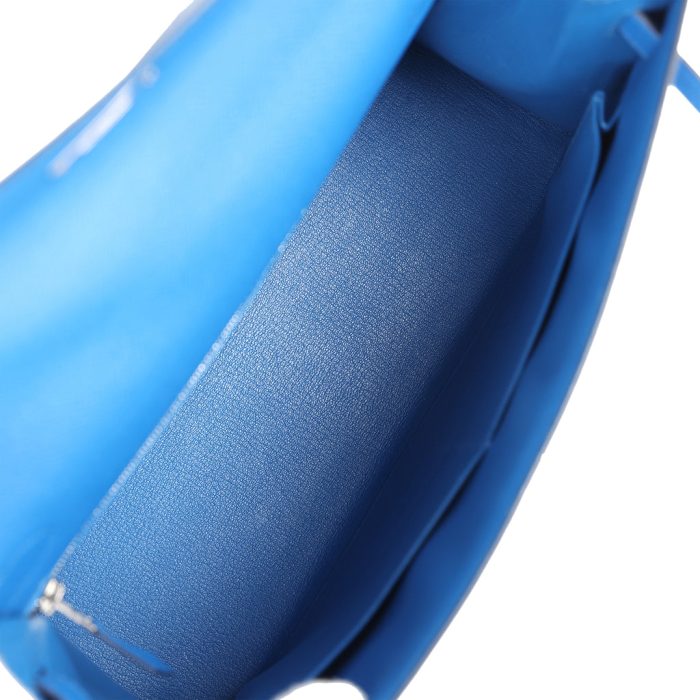 Handmade HKS 32 Bleu France Epsom Palladium Hardware - 图片 7