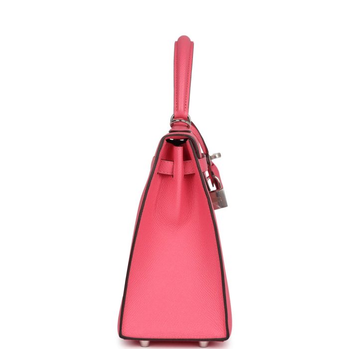 Handmade HKS 25 Rose Azalee Epsom Palladium Hardware - 图片 3