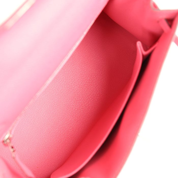 Handmade HKS 25 Rose Azalee Epsom Palladium Hardware - 图片 7