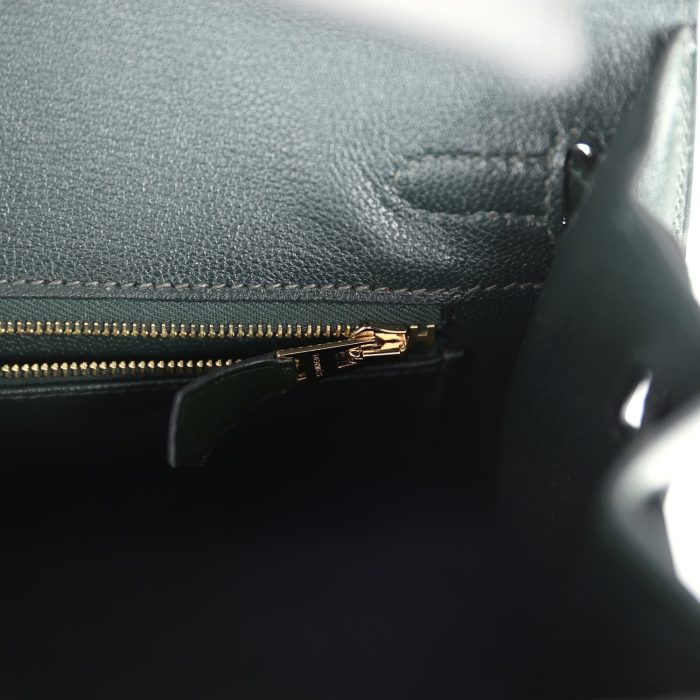 Hermes Birkin Sellier 25 Vert Fonce Box Gold Hardware - 图片 8