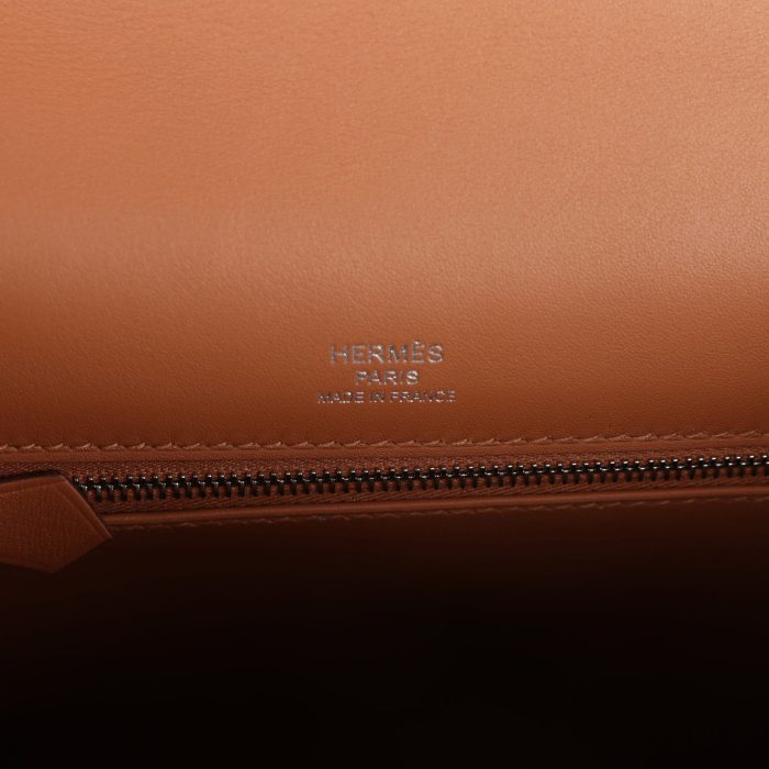 Handmade HKS 25 Gold Swift and Ecru Toile Palladium Hardware - 图片 7