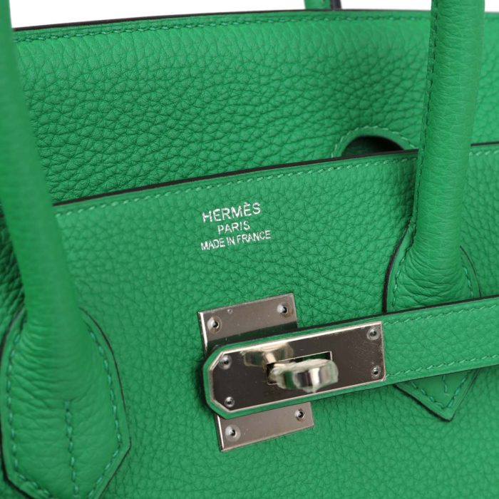 Handmade Bag HB 35 Bambou Togo Palladium Hardware - 图片 6