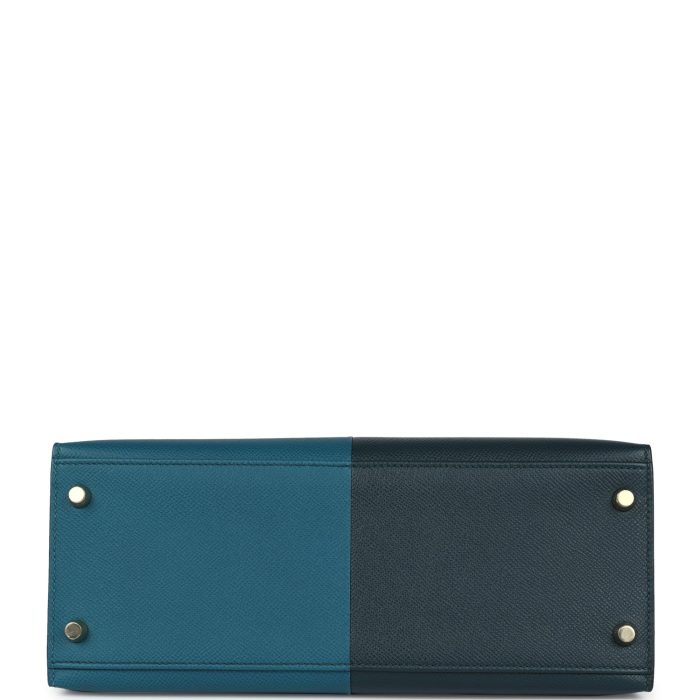 Handmade HKS 28 Casaque Vert Cypres and Vert Bosphore Epsom Gold Hardware - 图片 6