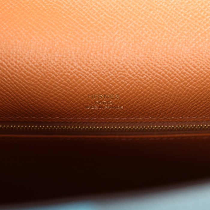 Handmade HKS 28 Casaque Vert Cypres and Vert Bosphore Epsom Gold Hardware - 图片 7