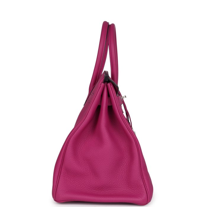 Handmade Bag HB 35 Rose Pourpre Togo Palladium Hardware：圖片 3