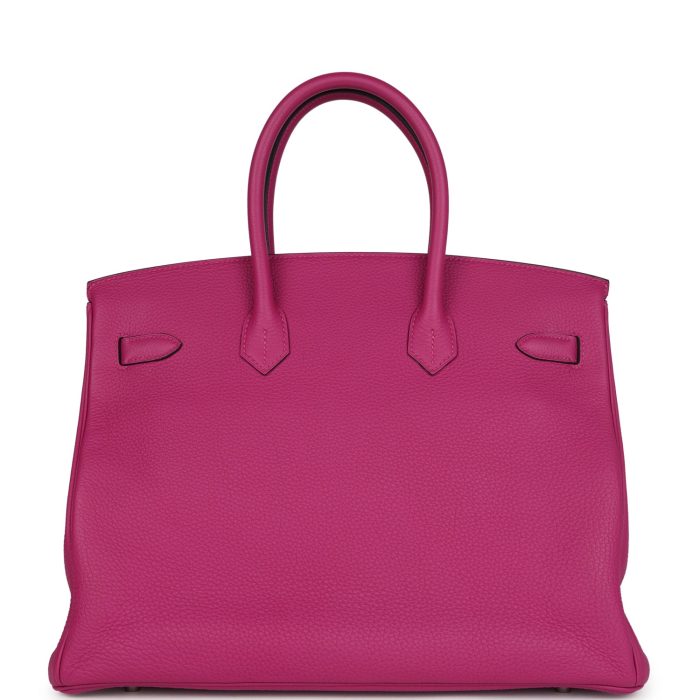 Handmade Bag HB 35 Rose Pourpre Togo Palladium Hardware：圖片 4
