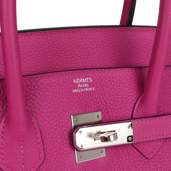 Handmade Bag HB 35 Rose Pourpre Togo Palladium Hardware：圖片 6