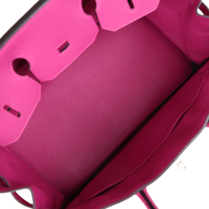 Handmade Bag HB 35 Rose Pourpre Togo Palladium Hardware：圖片 7