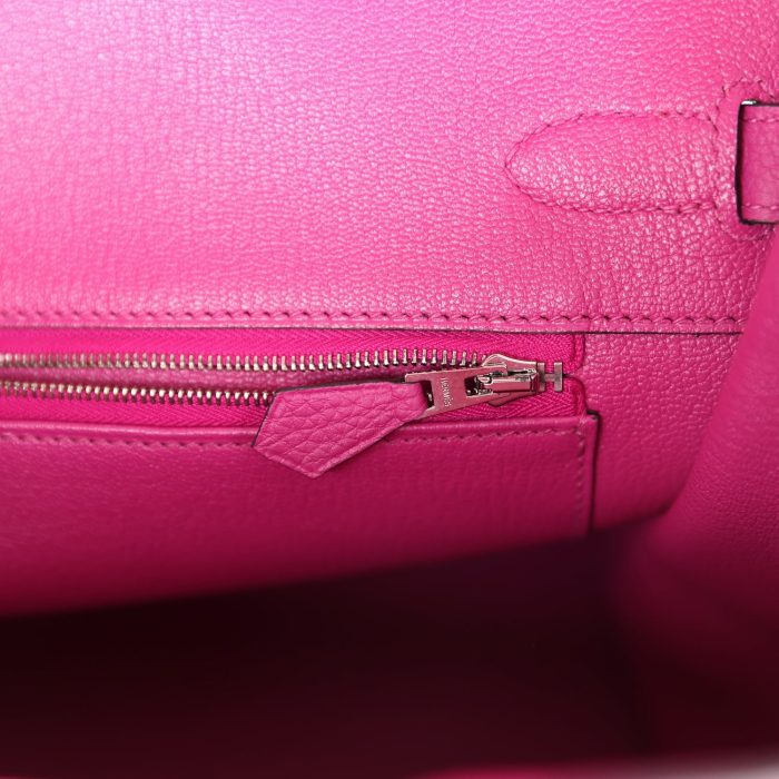 Handmade Bag HB 35 Rose Pourpre Togo Palladium Hardware：圖片 8