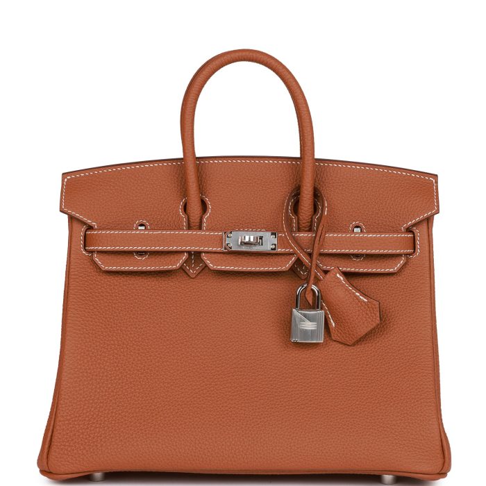 Handmade Bag HB 25 Gold Togo Palladium Hardware