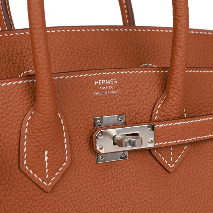 Handmade Bag HB 25 Gold Togo Palladium Hardware - 图片 6