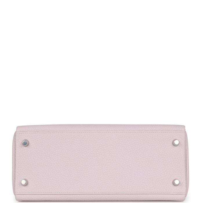 Handmade HKR 28 Mauve Pale Clemence Palladium Hardware - 图片 6