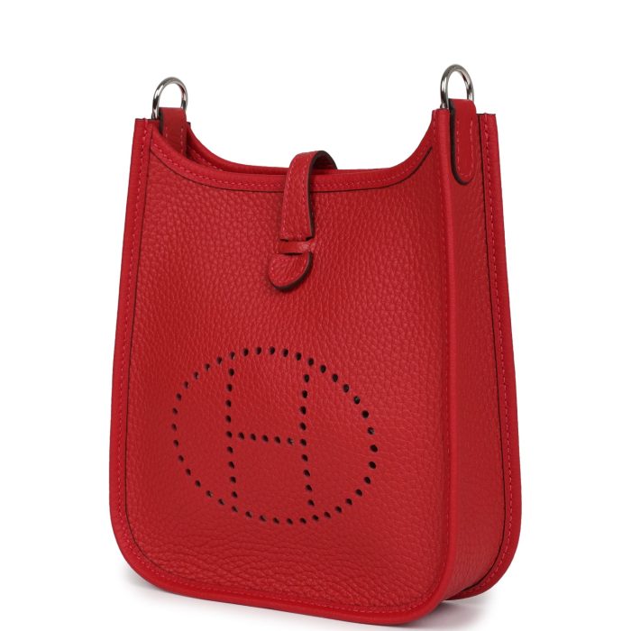 Handmade Bag HE TPM Vermillion Clemence Palladium Hardware - 图片 5