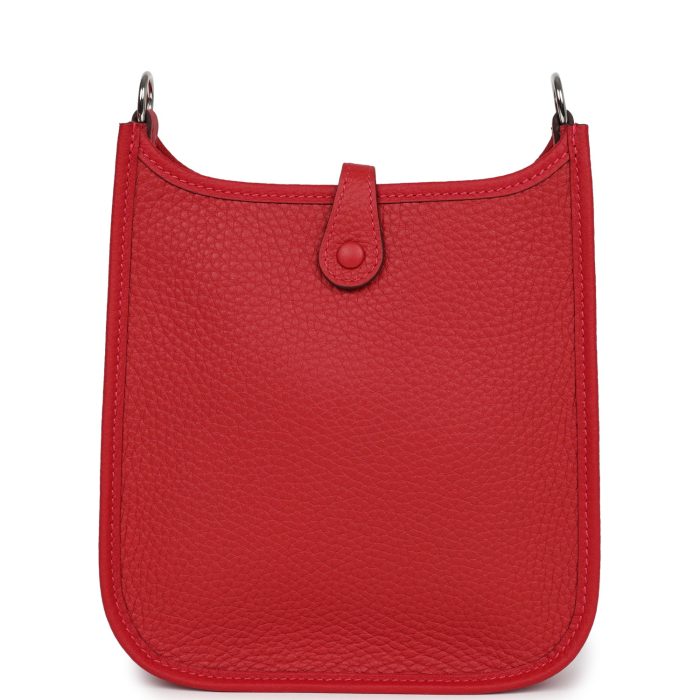 Handmade Bag HE TPM Vermillion Clemence Palladium Hardware - 图片 10