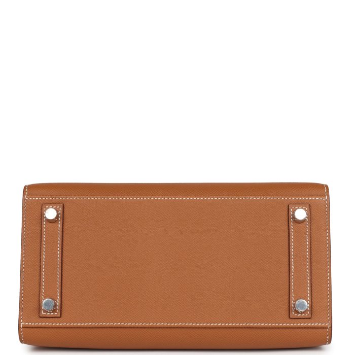 Handmade Bag HB Sellier 25 Gold Epsom Palladium Hardware - 图片 5