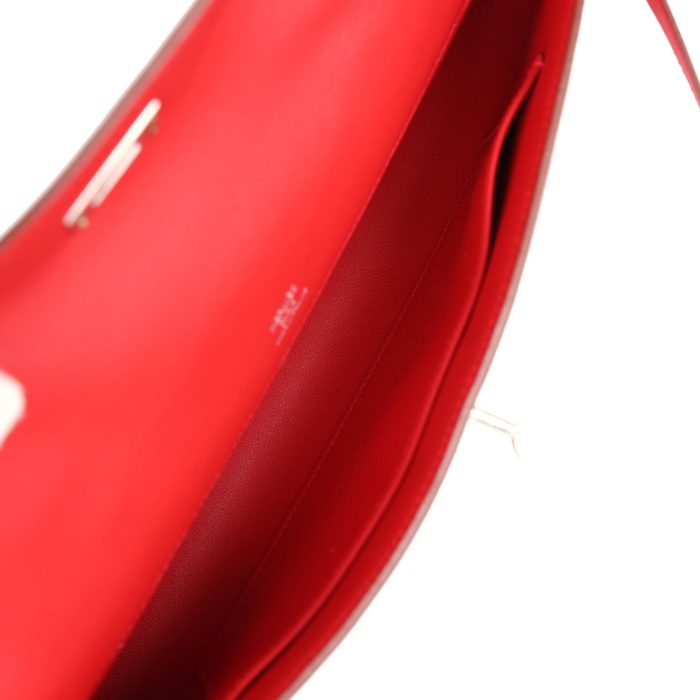 Handmade Bag HKC Rouge Casaque Swift Palladium Hardware - 图片 8