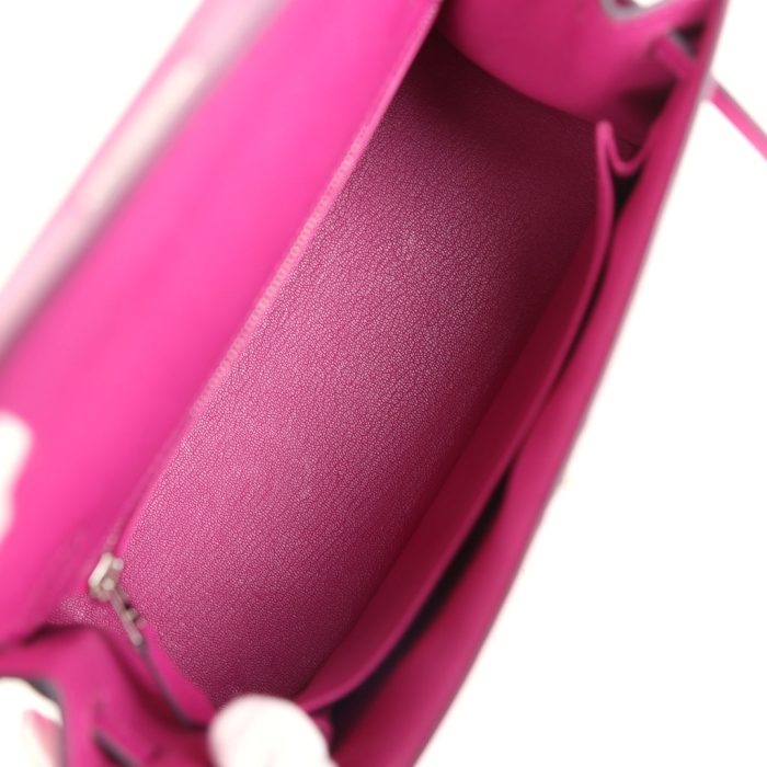 Handmade HKS 25 Rose Pourpre Epsom Palladium Hardware - 图片 7