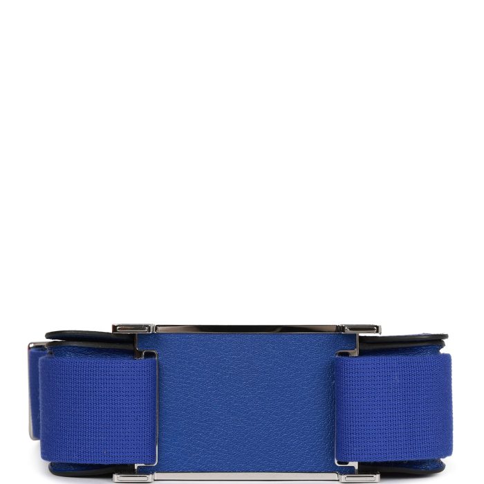 Handmade Bag HG Bleu Electric Chevre Palladium Hardware - 图片 4