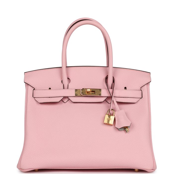 Handmade Bag HSOB(HSS) 30 Rose Sakura Verso Clemence Gold Hardware