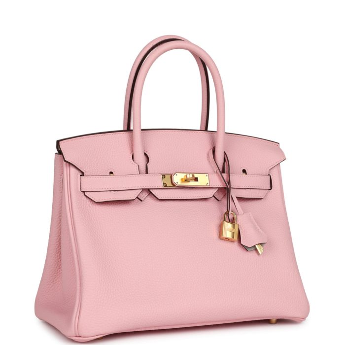 Handmade Bag HSOB(HSS) 30 Rose Sakura Verso Clemence Gold Hardware - 图片 2