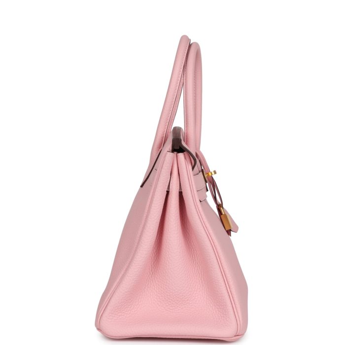 Handmade Bag HSOB(HSS) 30 Rose Sakura Verso Clemence Gold Hardware - 图片 3