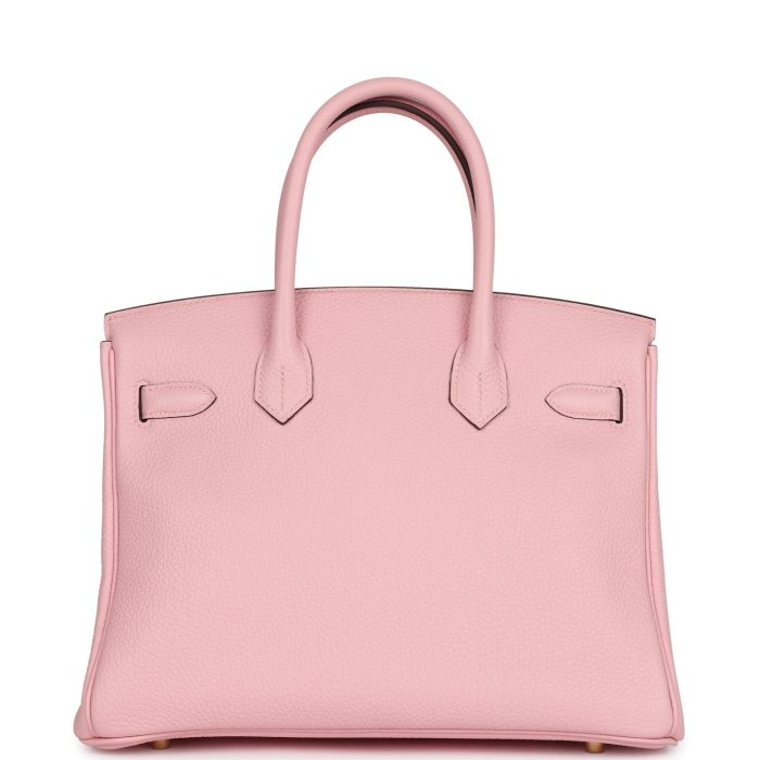 Handmade Bag HSOB(HSS) 30 Rose Sakura Verso Clemence Gold Hardware - 图片 4