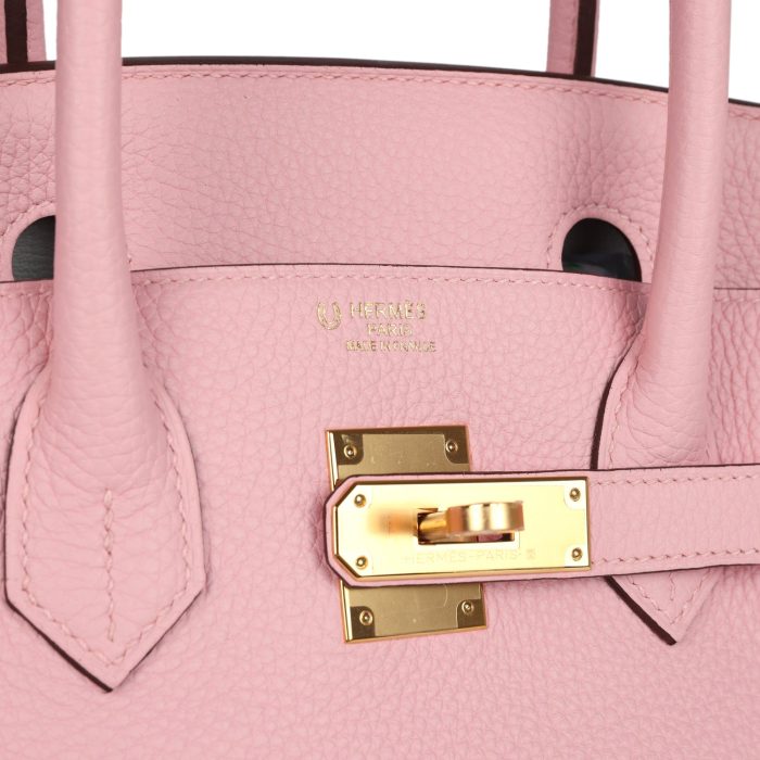 Handmade Bag HSOB(HSS) 30 Rose Sakura Verso Clemence Gold Hardware - 图片 6