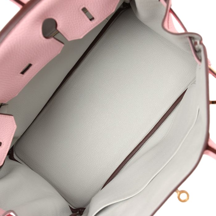 Handmade Bag HSOB(HSS) 30 Rose Sakura Verso Clemence Gold Hardware - 图片 7