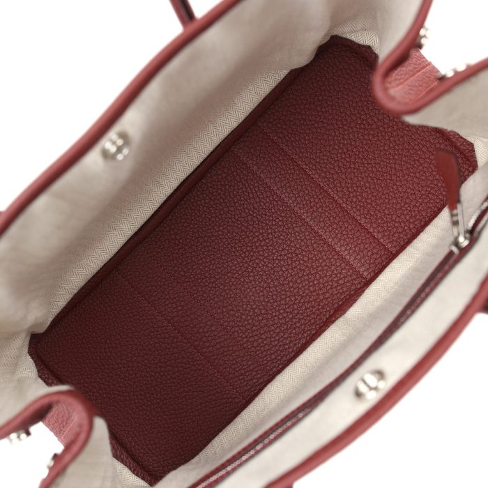 Handmade Bag HGP 30 Rouge H Negonda Palladium Hardware - 图片 7
