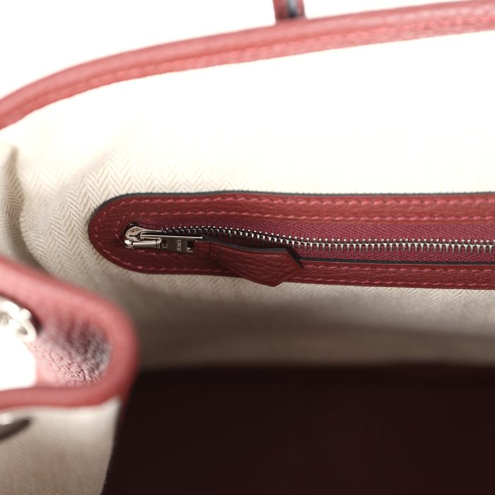 Handmade Bag HGP 30 Rouge H Negonda Palladium Hardware - 图片 8
