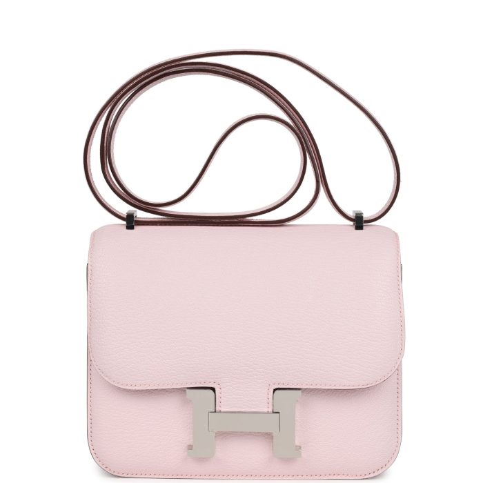 Handmade Bag HC 18 Rose Darling Chevre Mysore Palladium Hardware