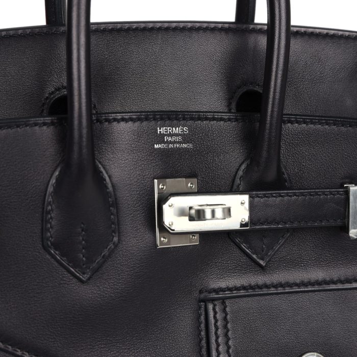 Handmade Bag HLEB Rock 25 Black Volupto Palladium Hardware - 图片 8