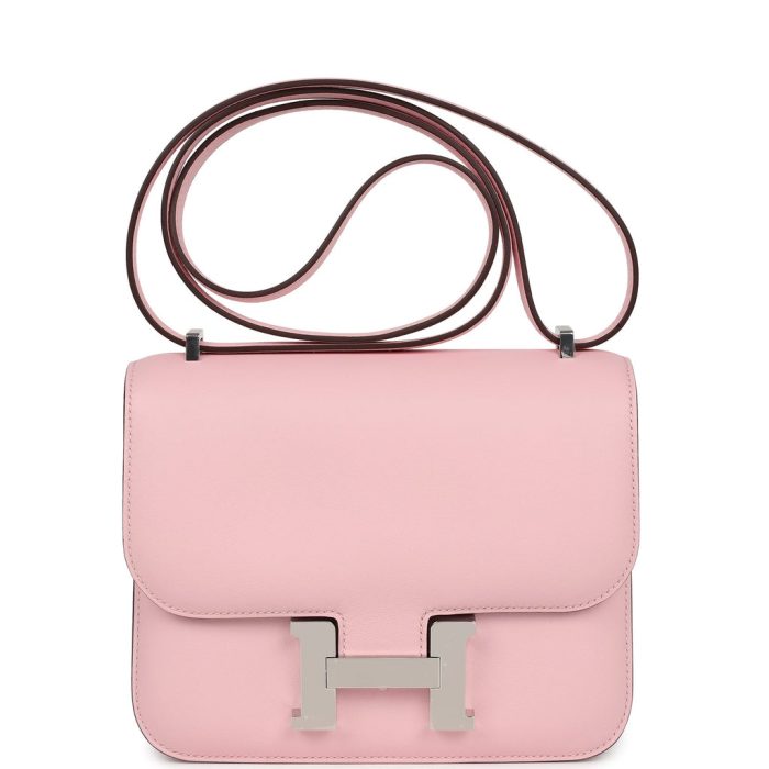 Handmade Bag HC 18 Rose Sakura Swift Palladium Hardware
