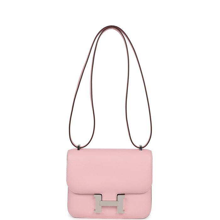 Handmade Bag HC 18 Rose Sakura Swift Palladium Hardware - 图片 6