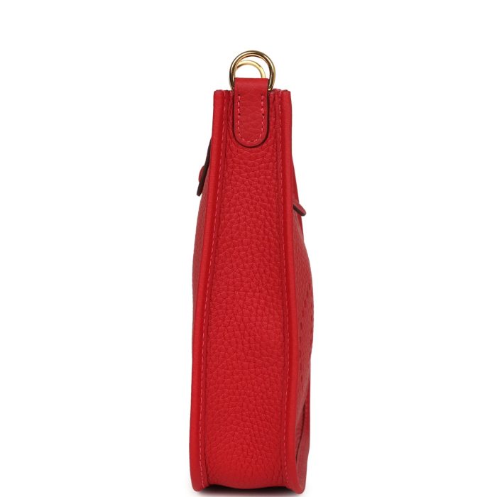 Handmade Bag HE TPM Vermillion Clemence Gold Hardware - 图片 4