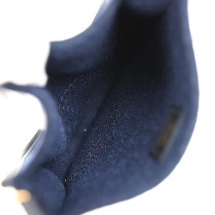 Handmade Bag HE TPM Bleu Nuit Feutre and Caban Swift Gold Hardware - 图片 7